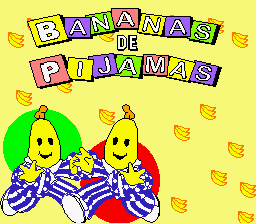 Bananas de Pijamas Title Screen
